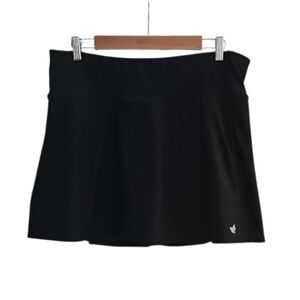 Blyss Running Skort Sz XL Black Made USA Athletic Skirt Run Club Workout Gear